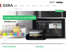 Tablet Screenshot of gira.cz