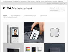 Tablet Screenshot of media.gira.de