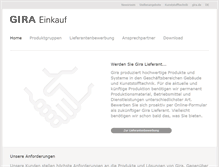 Tablet Screenshot of einkauf.gira.de