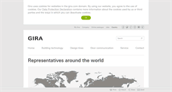 Desktop Screenshot of gira.com