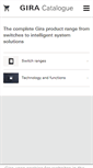 Mobile Screenshot of katalog.gira.de
